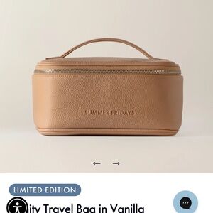 Summer Fridays Vanilla Vanity Case and 5 Mini Skincare Essentials